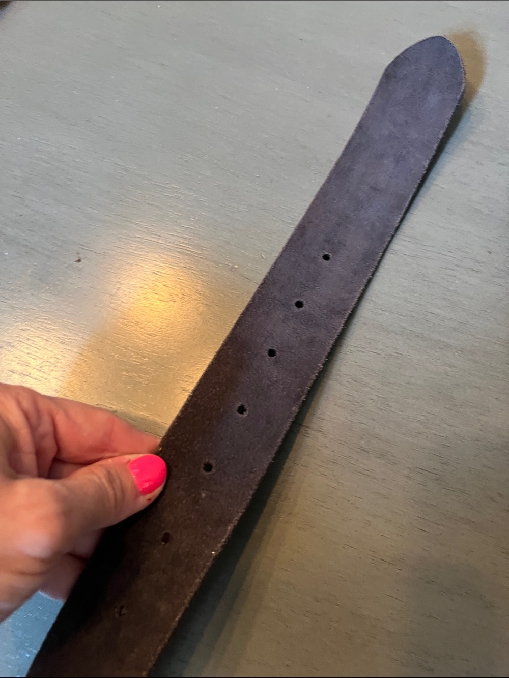 NEW BELTs heavy duty genuine full grain floral engraved tool leather belt Strap - Picture 7 of 9